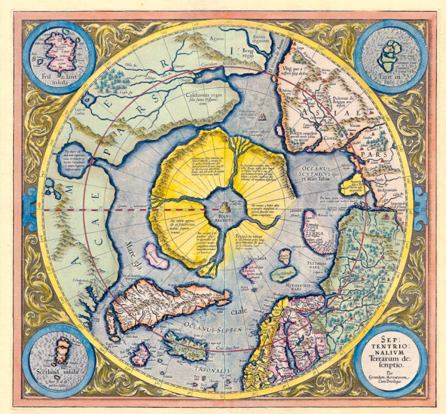 wereldkaart uit 1500
